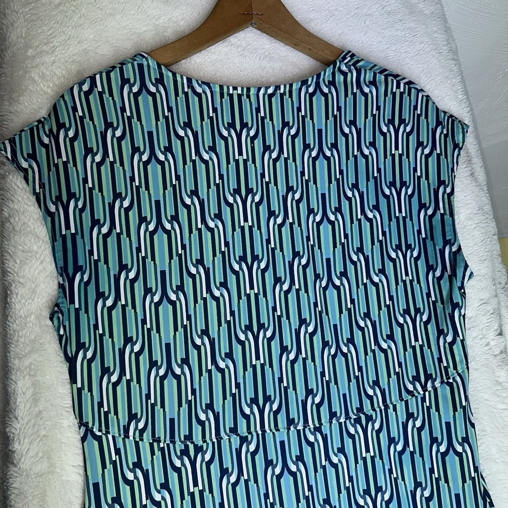 Title Nine Dress L Blue Green‎ Diamalete Stretch Hiking Athleisure Performance - Picture 4 of 8